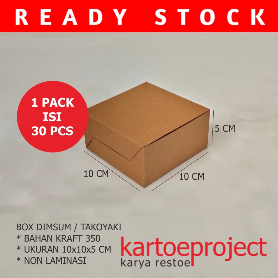 

10 x 10 x 5 BOX DIMSUM / BOX TAKOYAKI