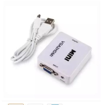 Universal Converter VGA Male to HDMI Female Plus Audio 3,5mm