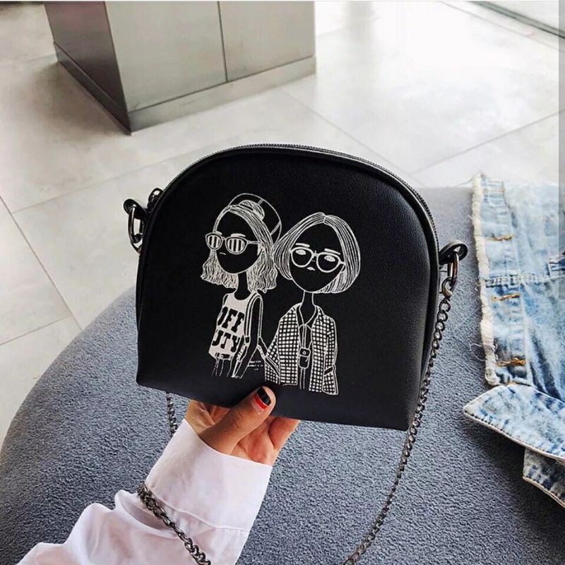 dem_sare / DS1020 - SWAG GIRL Tas Selempang Rantai Fashion Sling Bag Tas Selempang Mini Wanita Fashion