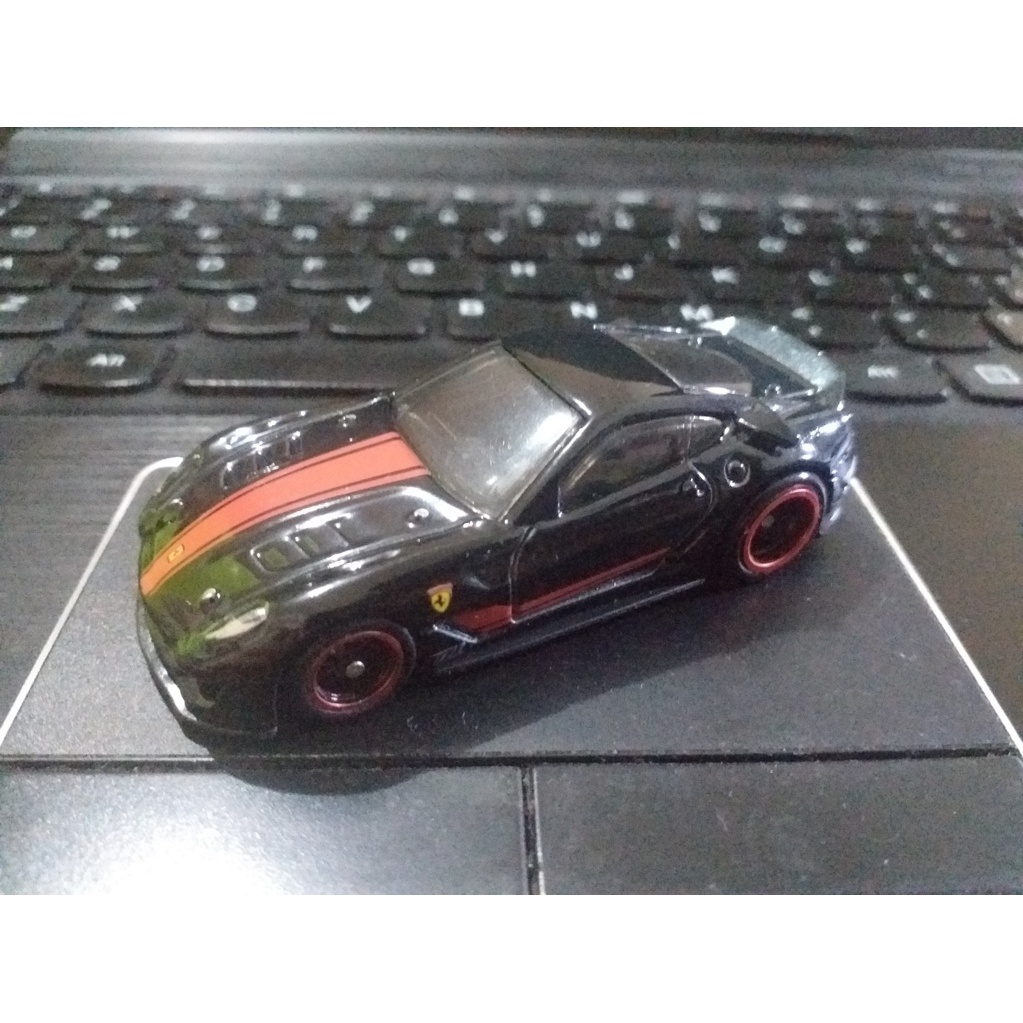 HOT WHEELS LOOSE SUPER TREASURE HUNT$ FERRARI 599XX HITAM ERROR