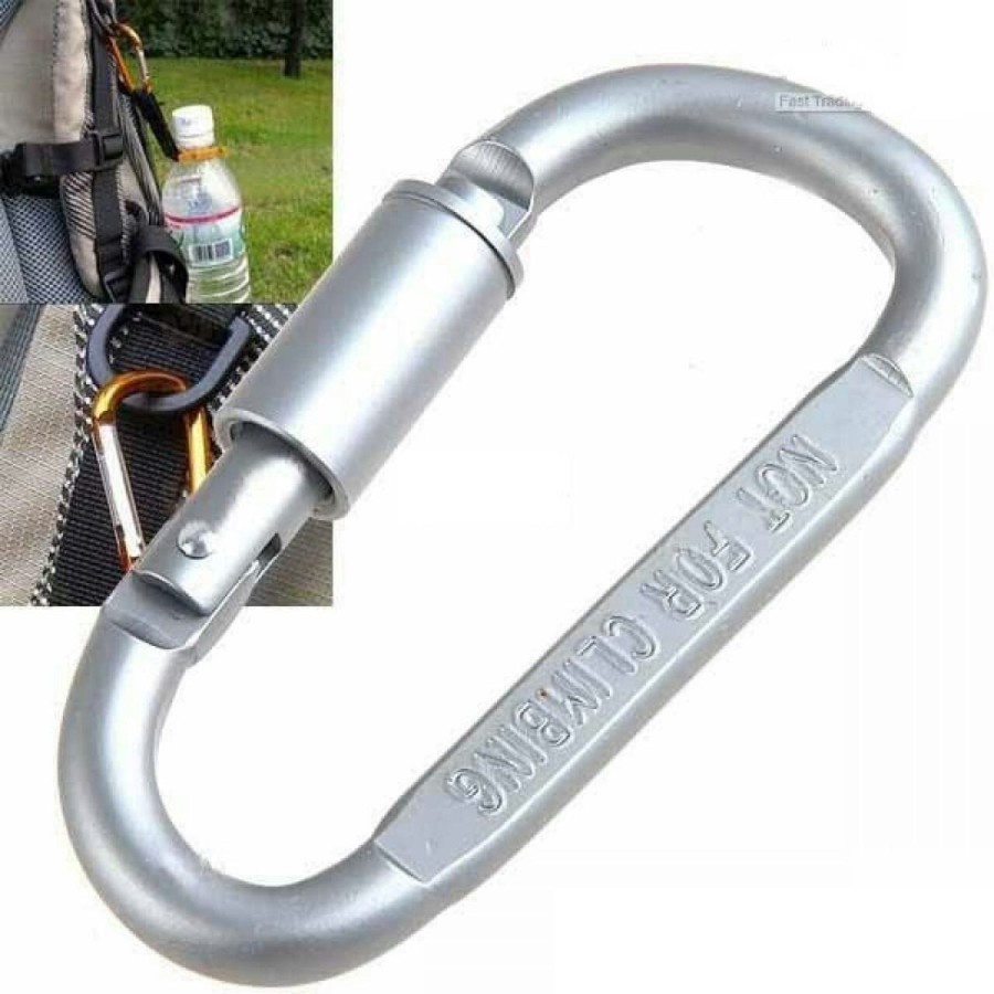 Gantungan Kunci Warna Carabiner Cantolan 5.5cm BESAR ALUMUNIUM