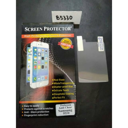 Anti Gores Samsung Galaxy Chat B5330  Antigores Pelindung Layar Gadget Screen Protector Handphone Screen Guard HP