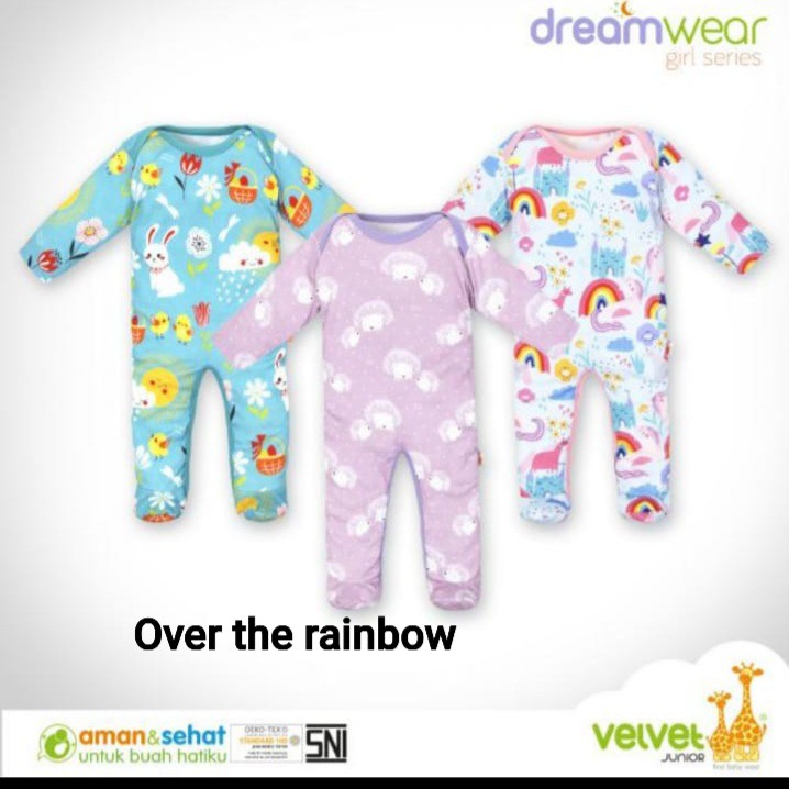 Velvet Junior Dreamwear Jumper Tutup Kaki