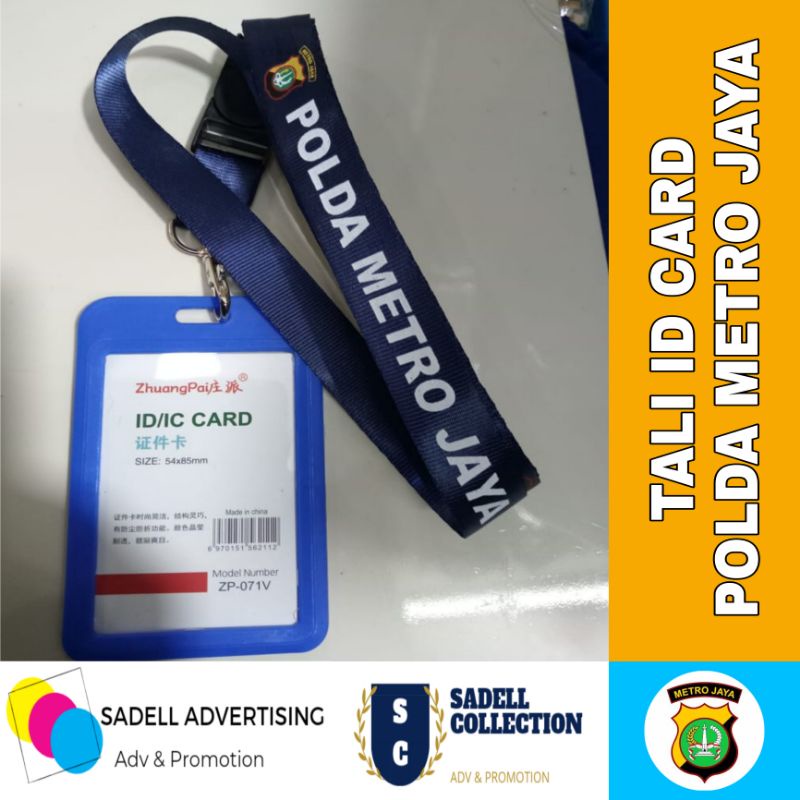 

Tali Id Card Polda Metro Jaya Biru Dongker