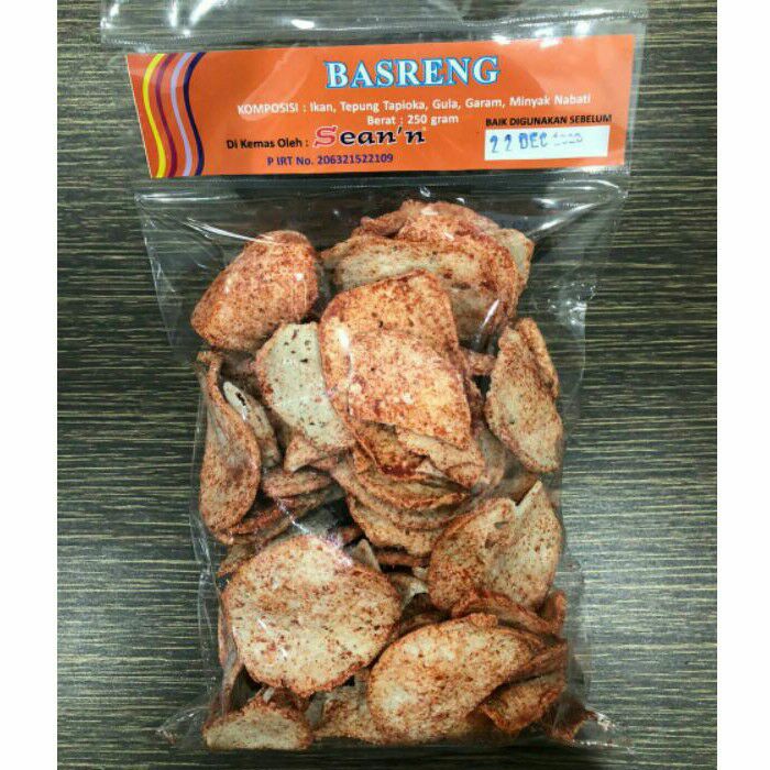 

Snack Basreng 250 gram - Cemilan Baso Goreng Pedas / Original - Makanan Ringan