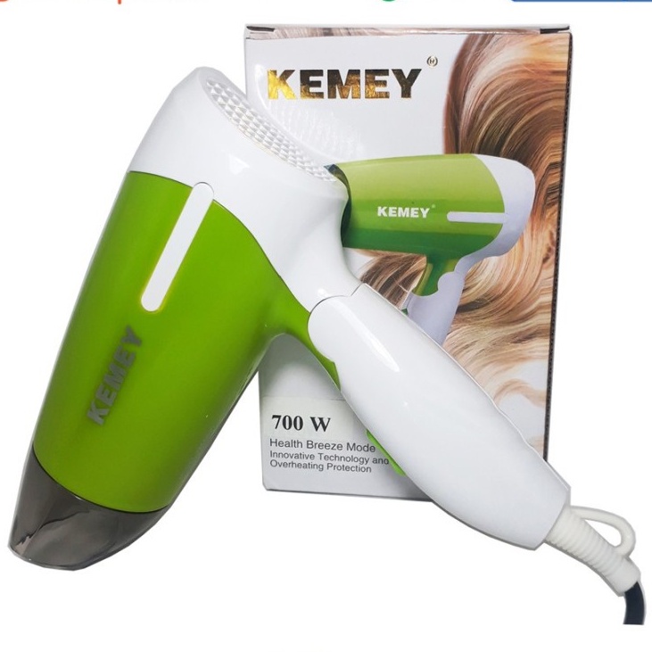 COD HAIR DRYER LIPAT MINI TRAVEL / HAIRDRYER PROFESIONAL KEMEY KM-6830 1200W