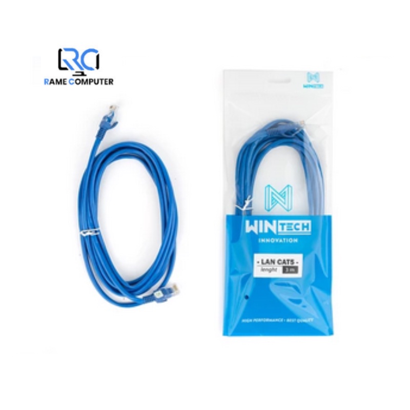 KABEL LAN 3m cat5e PATCH CORD UTP 3 meter lengkap rj45 cat5