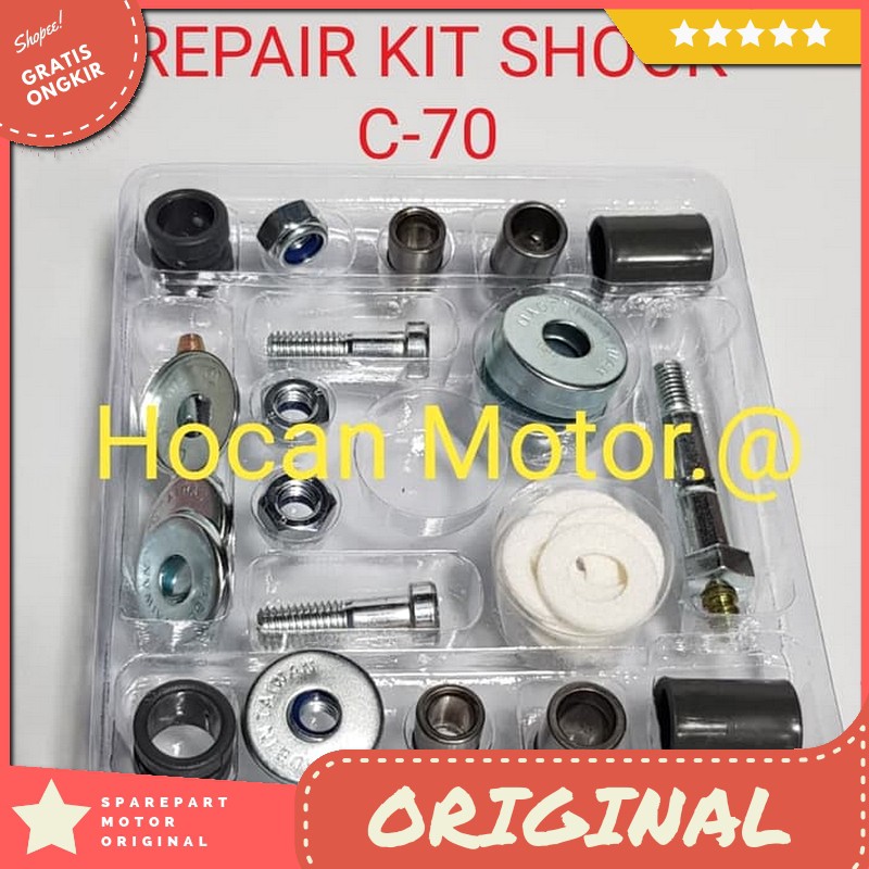 Reparkit Assy Shock Depan C70 Repairkit Sok Depan C 70 Original