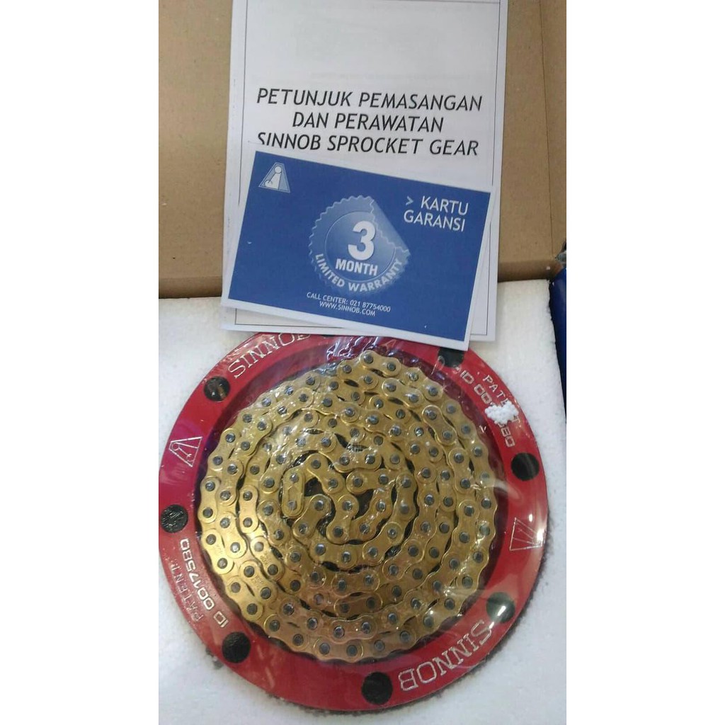 Promo Sale Gear Sinnob All New Cbr 150 K45 Lokal/New Cb150R Premium Rantai Gold Limited