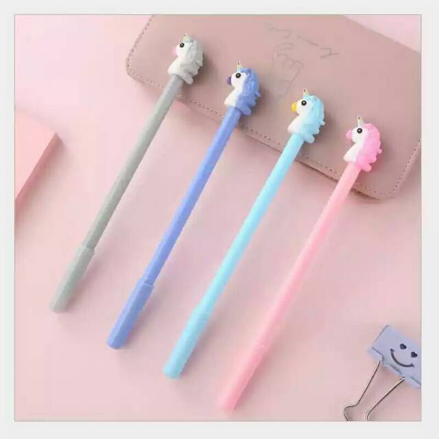 

Pena Gel Unik Unicorn Pen tip 0.5mm