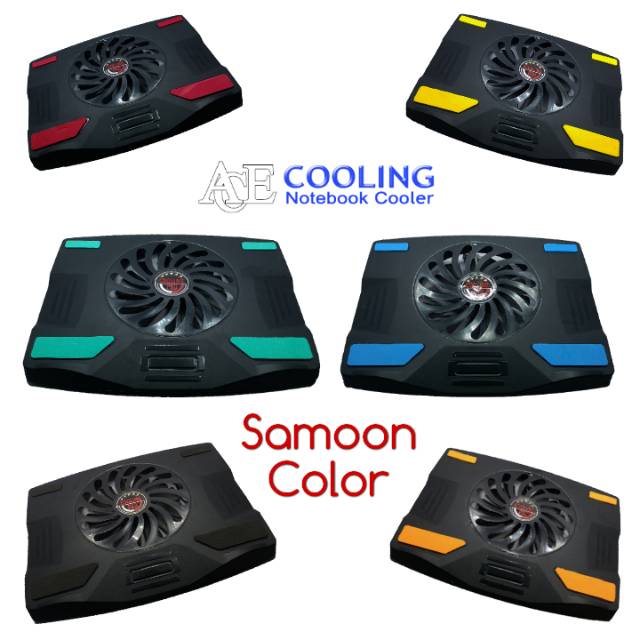 Cooling pad vacuum NCV001 + cooling pad big fan ACE COOLING samoon 14&quot; hitam