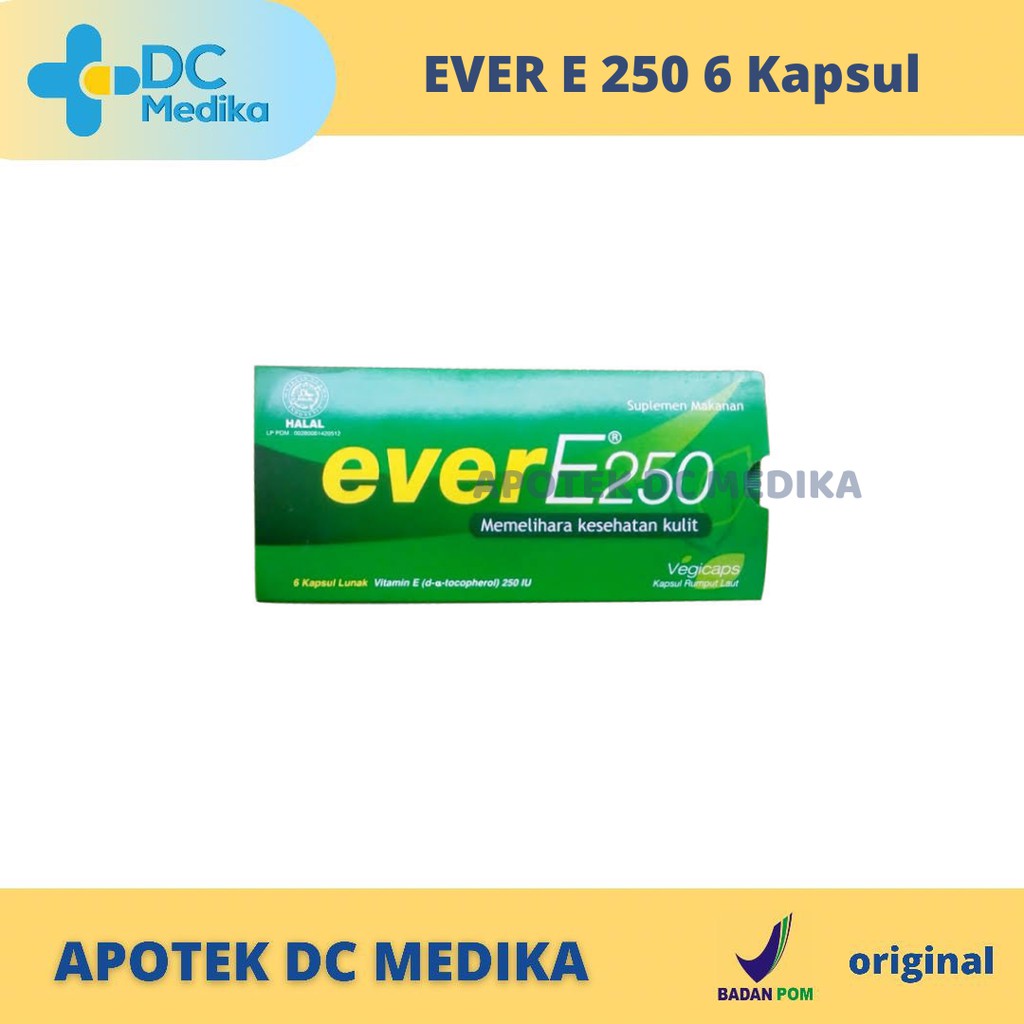 EVER E 250 ISI 6 KAPSUL / VITAMIN E