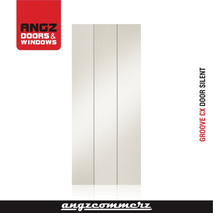 ANGZ PINTU RUMAH ANGZDOOR GROOVE SILENT HDF SKIN DOOR PINTU KAMAR