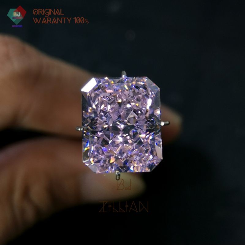 A8 Quality - PREMIUM American cz Berlian Replika Yellow Radiant Original Cut Simulate Diamond Cubic Zirconia