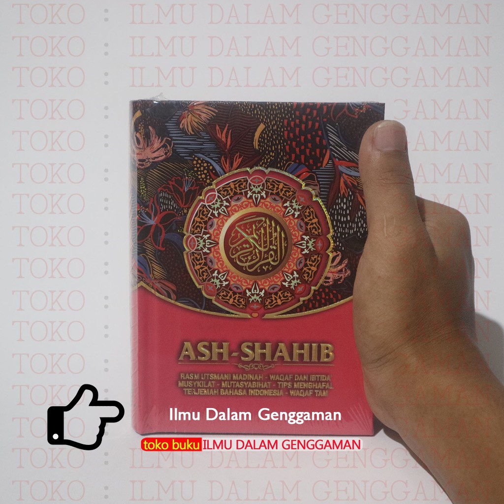 Jual Bisa Tulis Nama A Cover Merah Alquran Mushaf Ash Shahib A Ukuran Kecil Bisa Custom Cetak