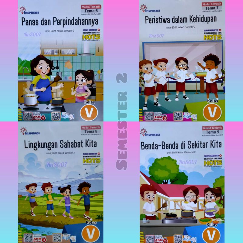 Inspirasi Tematik Kelas 5 SD/MI Semester 2 "WMG"