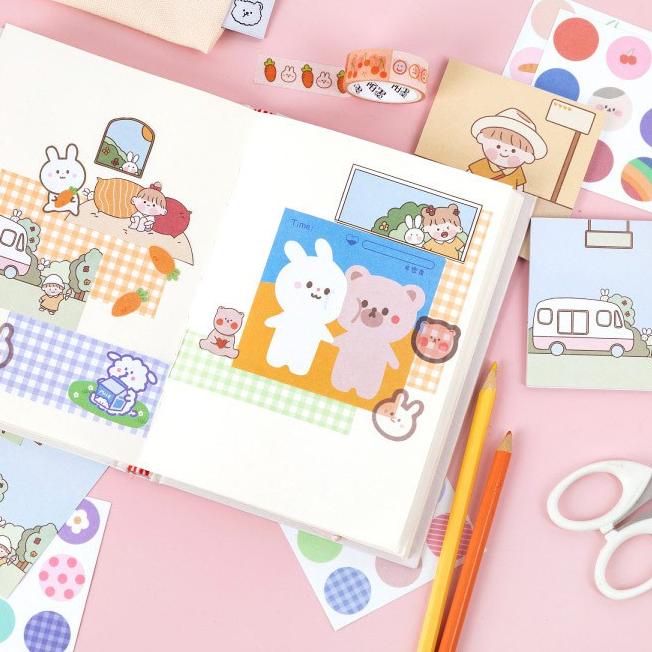 

Hardsale⭐ Cute Formula Memopad and Stickers Set .,.!