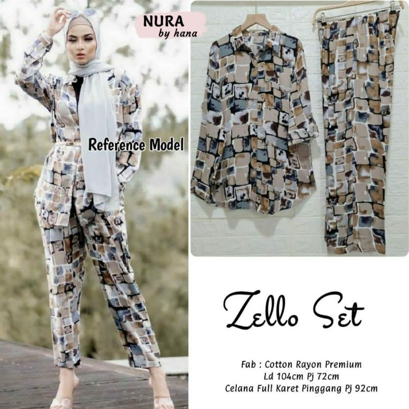 ZELLO SET by NURA BY HANA