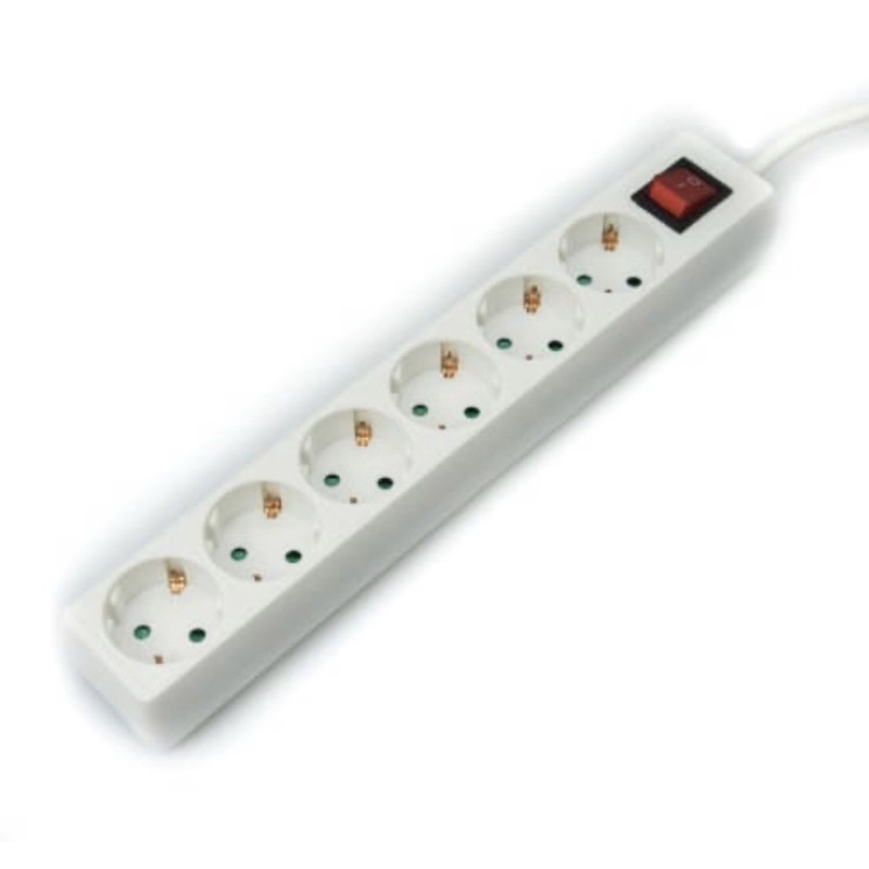 KRISBOW STOP KONTAK 3, 4 , 6 SOKET/ACE MULTISOCKET 3, 4, 6 OUTLET WHITE/ACE KABEL EXTENSION/KABEL ROLL/KABEL STOP KONTAK