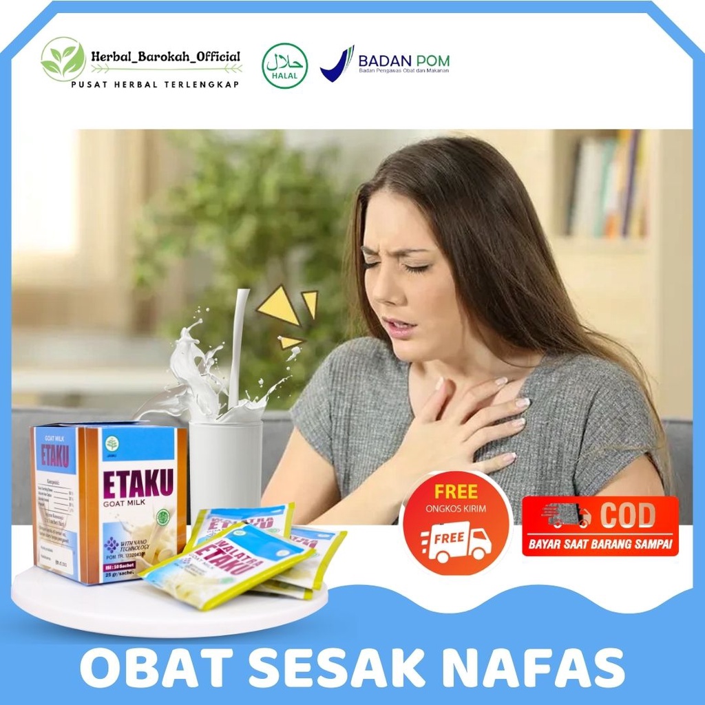 Obat Sesak Nafas Napas Pendek Susah Menarik Nafas Panjang Sesek Nyeri Dada Pengap Asma Tbc Paru Paru Dada Sesak Berat Napas Bengek Berbunyi Etaku Shopee Indonesia