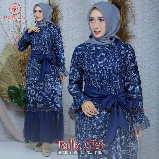 Set tulle gamis ciki