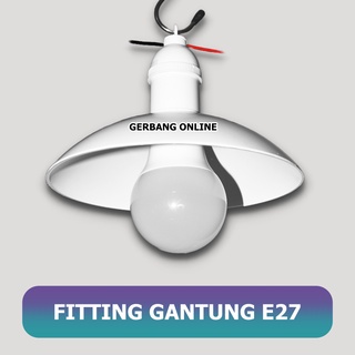 Dutron Fitting Kap Lampu Gantung Outdoor E27 WD Kecil DV FWK 01 HG