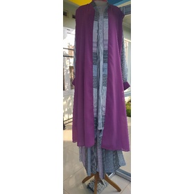 Set kulot dan outer/nirina one set/setelan tunik