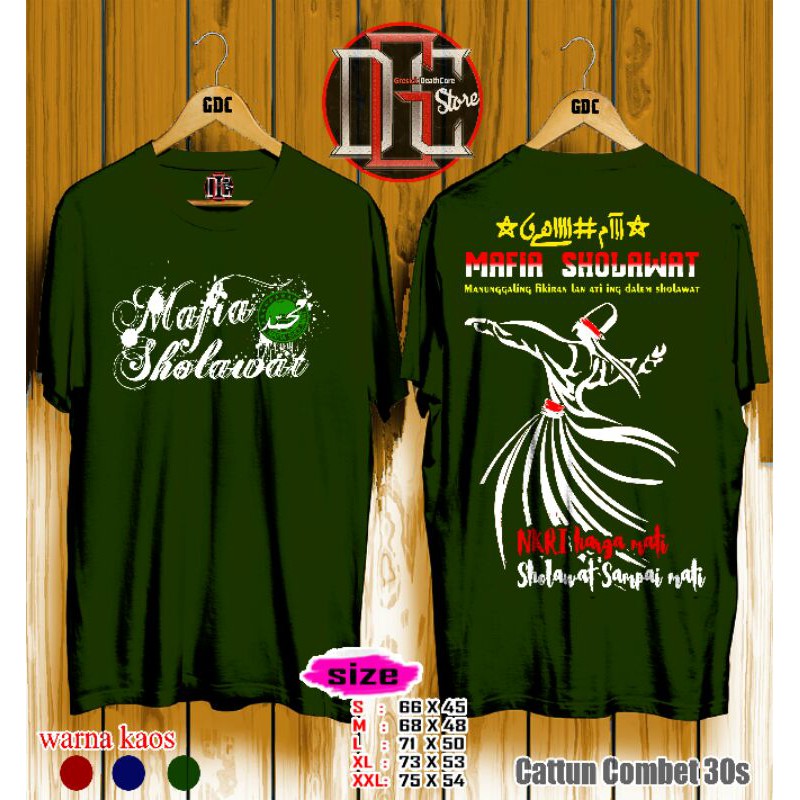 kaos santri mafia sholawat nahdlatul ulama