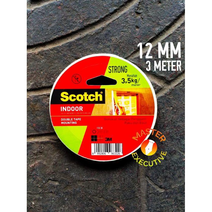 

Buruan Beli] 3M Scotch Double Tape Mounting 12 Mm X 3 Meter / Double Foam 1/2 Inch