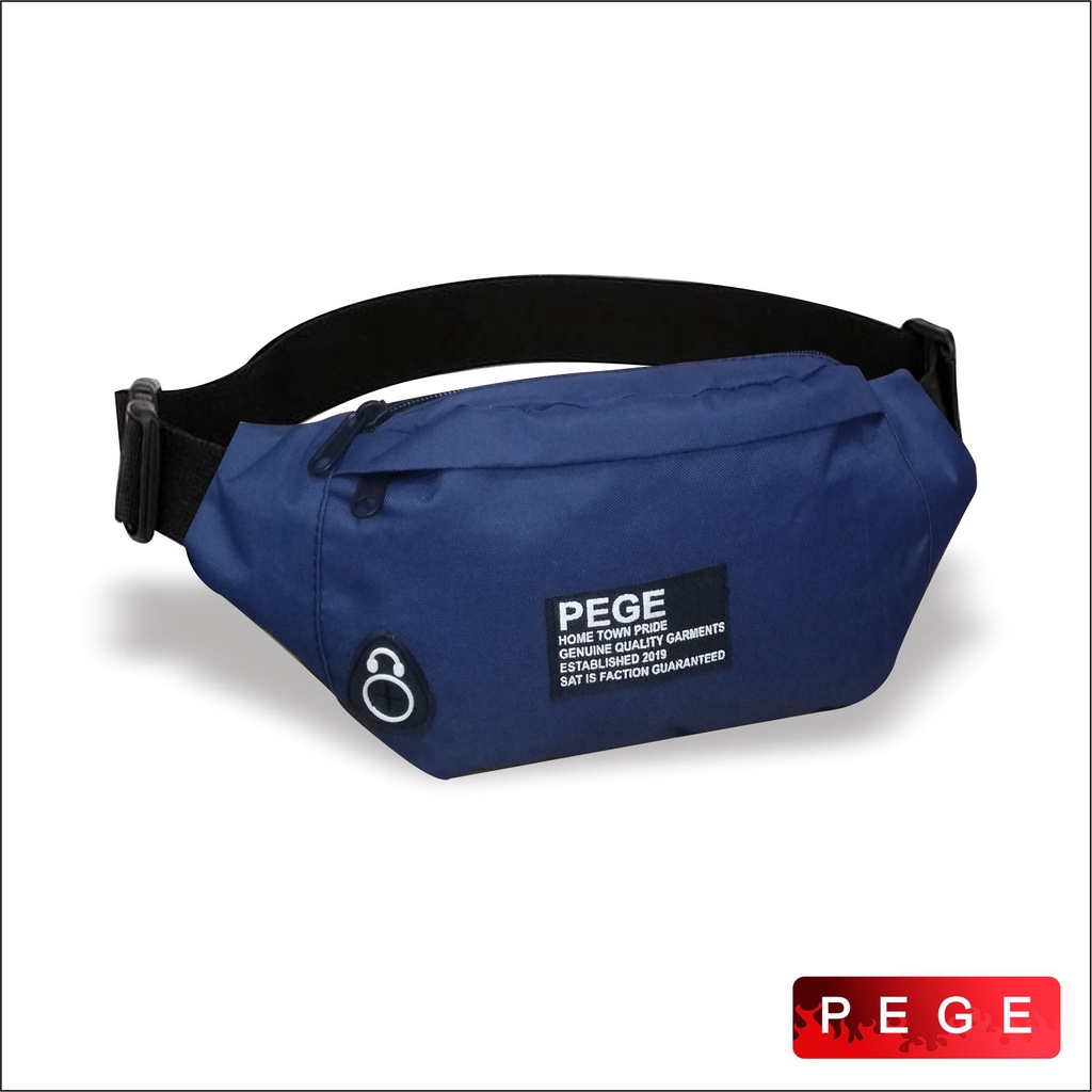 Tas Selempang Waistbag Pria Tas Pinggang Kasual Slempang Bahu Distro - PG 8888