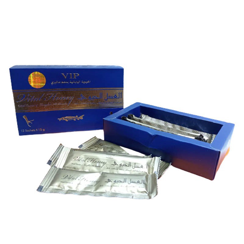 [ COD ] VIP Vital Honey 19gr ORIGINAL 100% / Madu Ejakulasi Dini Stamina Pria Stamina Tahan Lama-5