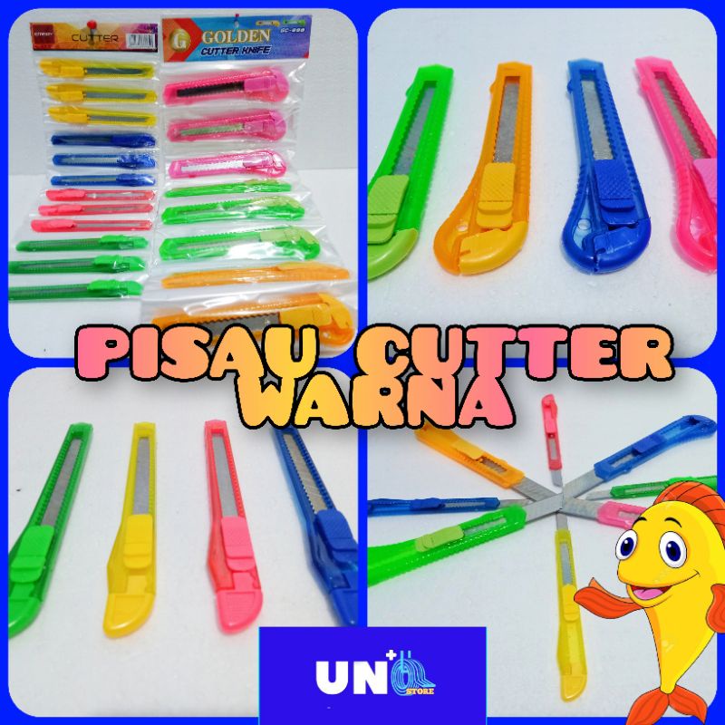 PISAU CUTTER WARNA WARNI