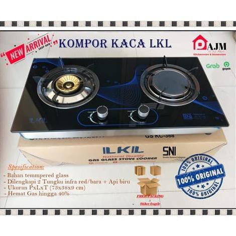 Open Ds] Kompor Kaca Lkl / Kompor Tanam / Kompor Kaca 2 Tungku /Kompor Infrared