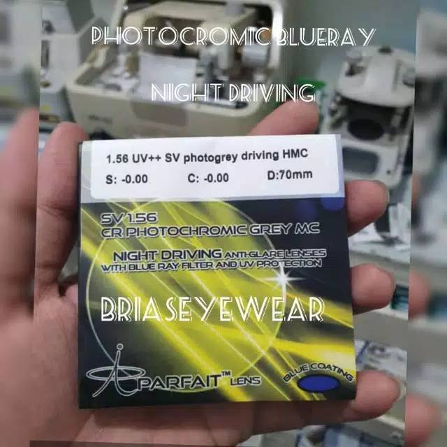 Lensa Night Driving Photochromic Blueray