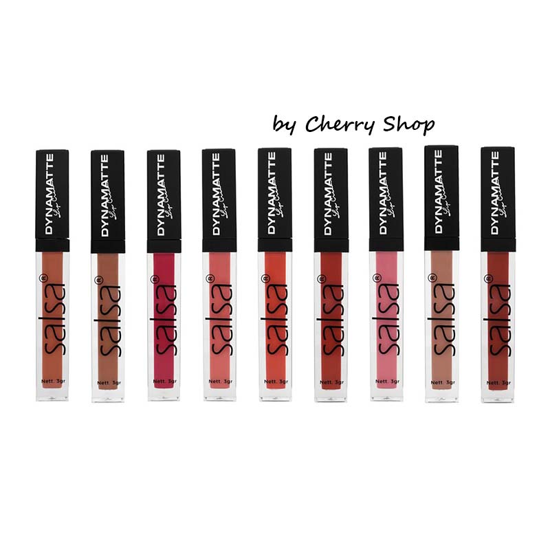 [12 WARNA] [TRANSPROOF] [BPOM] Salsa Dynamatte Lip Cream 5GR