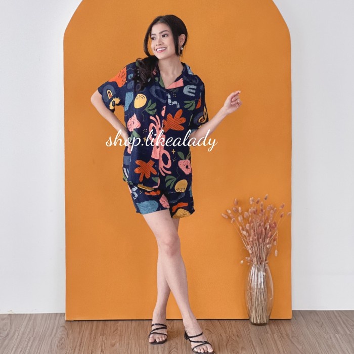 piyama wanita celana pendek