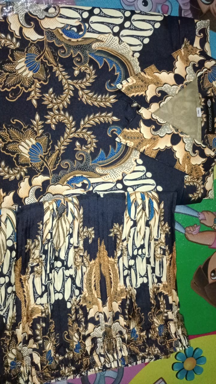 Baju Batik Couple / Batik Couple / Batik Set / Batik Lengan Panjang / Rok Set