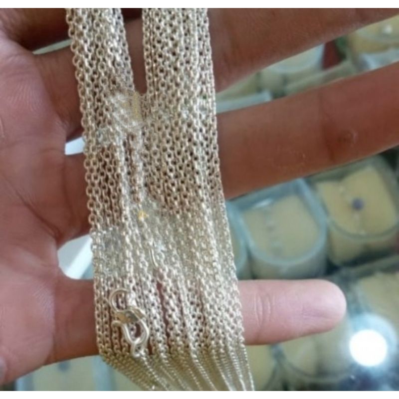 Rantai Kalung Perak Murni Perak Asli 925