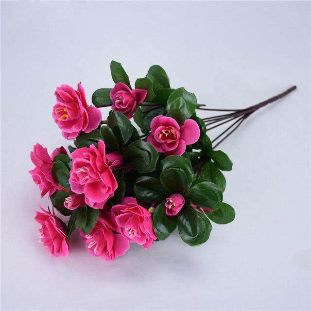 COD BUNGA MAWAR BUNGA TANGKAI PLASTIK BUNGA ARTIFISIAL BUNGA PAJANGAN BUNGA HIASAN BT9019-ROSE