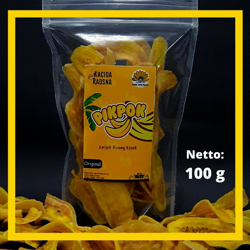 

Keripik pisang kepok Original 100g