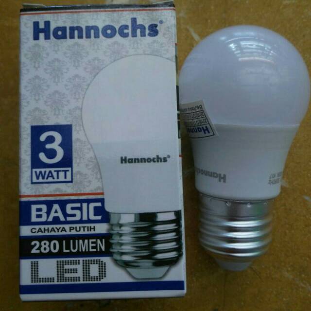 Lampu LED Hannoch 3 Watt Basic