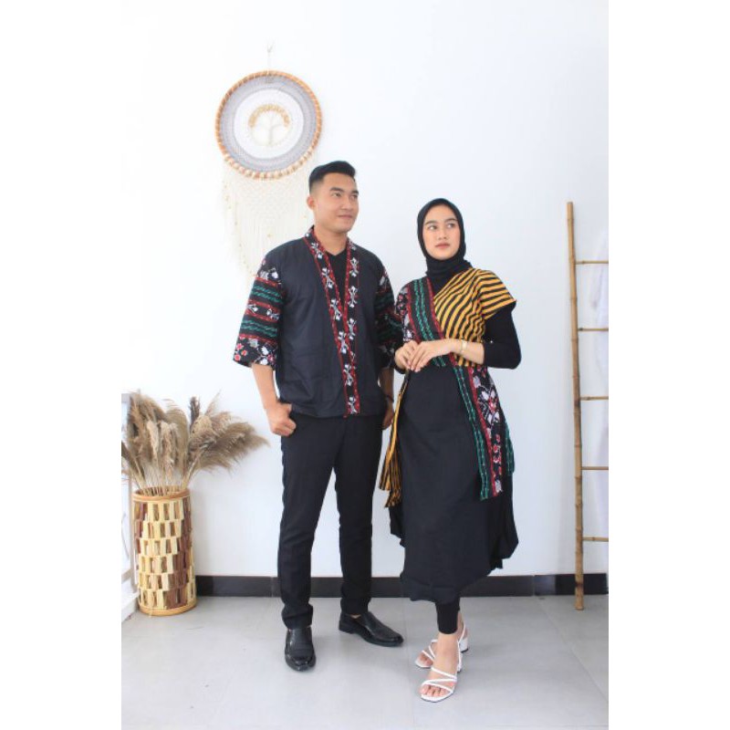 COUPLE BATIK DRESS BATIK SONGKET BATIK COUPLE KIMONO