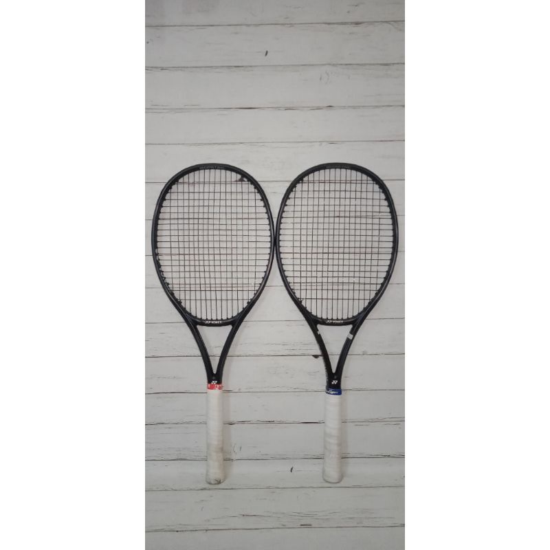 [ RAKET TENIS LAPANGAN 1 PASANG YONEX VCORE 98 GALAXY BLACK / 285 Gram - 98 in ORIGINAL ]