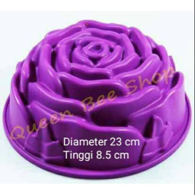 Cetakan silikon mawar besar