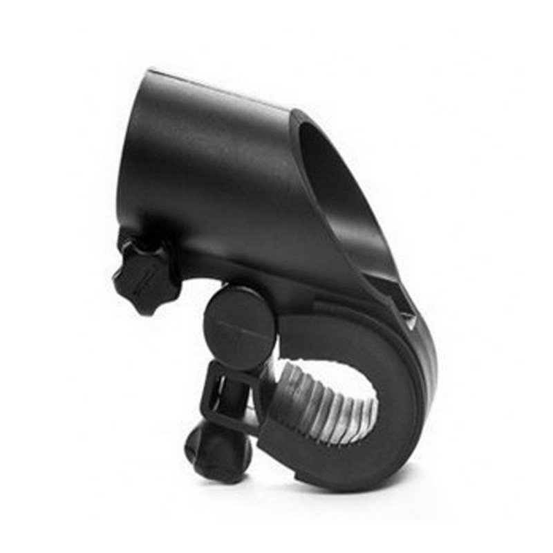 Senter LED Torch Clip Mount Sepeda Front Light Bracket Flashlight Holder Lantern Bike Untuk Bersepeda Camping Outdoor