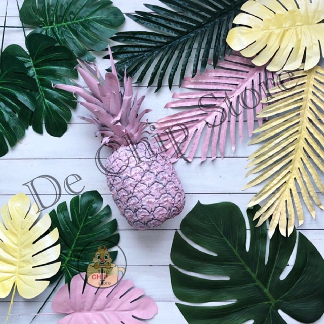 Daun Monstera - monstera plastik - daun plastik