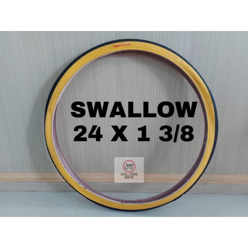 Ban Luar 24 x 1 3/8 Swallow KCH Sepeda Balap RB Road bike Kursi Roda