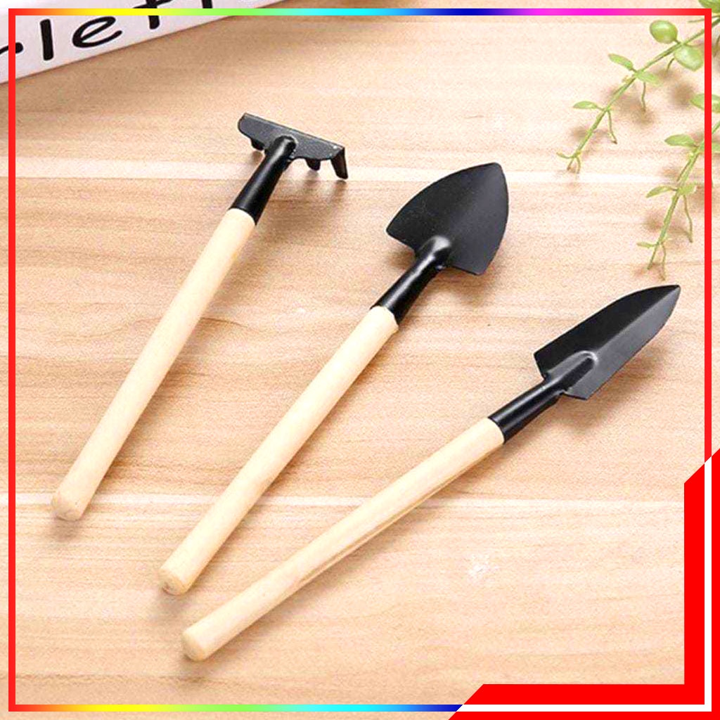 Sekop Mini Set 3in1 / Alat Berkebun Sekop Mini / Garden Tools 3in1 Garpu Mini Sekop Kecil Sekop Lebar Mini Kecil