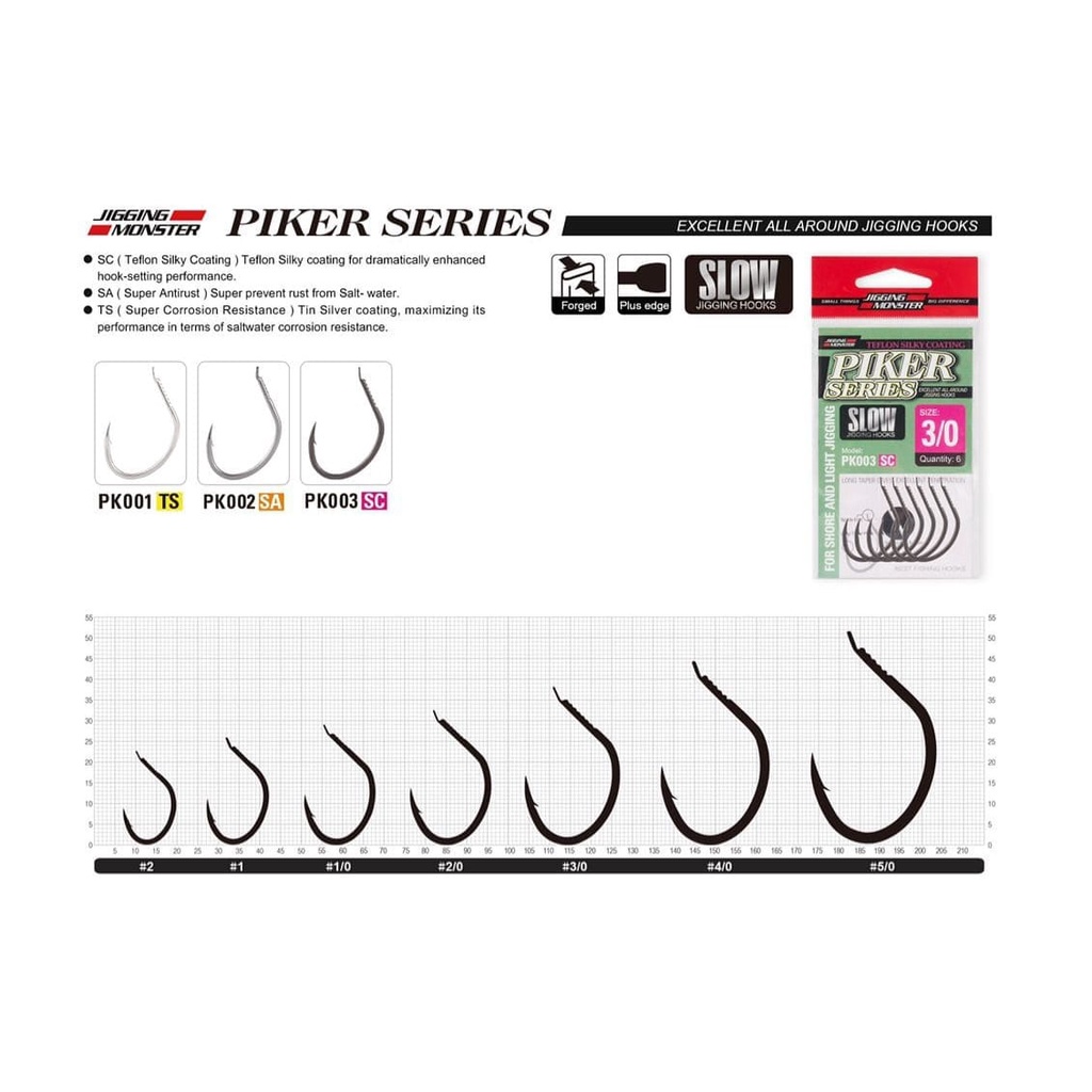 JIGGING HOOK JIGGING MONSTER PIKER SERIES