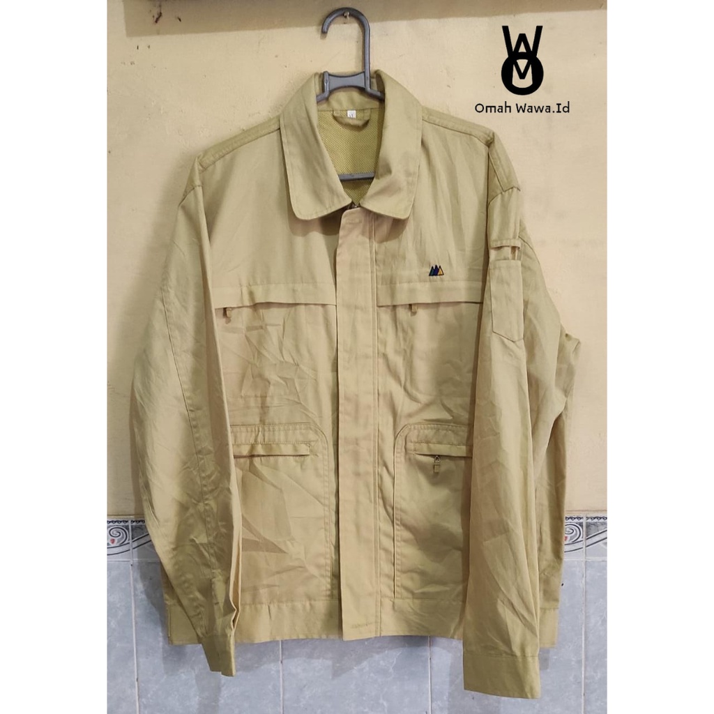 Jaket Flight | Jaket Vintage Pria Wanita Warna Cream